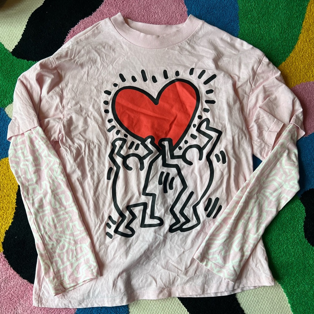 H&M Keith Haring Youth long Sleeve shirt